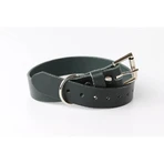 Ferplast Natural c40-63 - collare per cani in vera pelle nero circonferenza 55-63 cm larghezza 40 mm