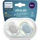 Avent Ultra Air 18m+ - 2 silicone pacifiers - neutral