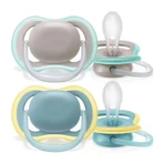 Avent Ultra Air 18 meses en adelante - 2 chupetes de silicona - color neutro