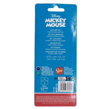 Disney Baby Mickey Set - 2 plastic utensils