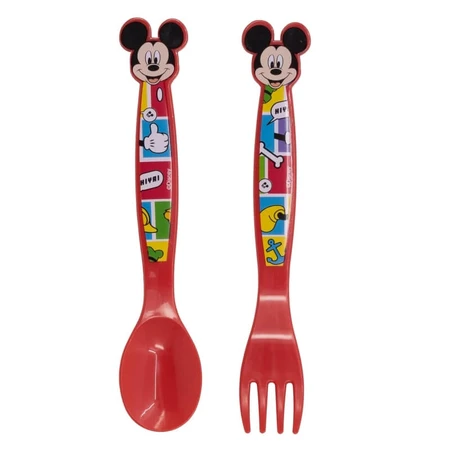 Disney Baby Mickey Set - 2 plastic utensils