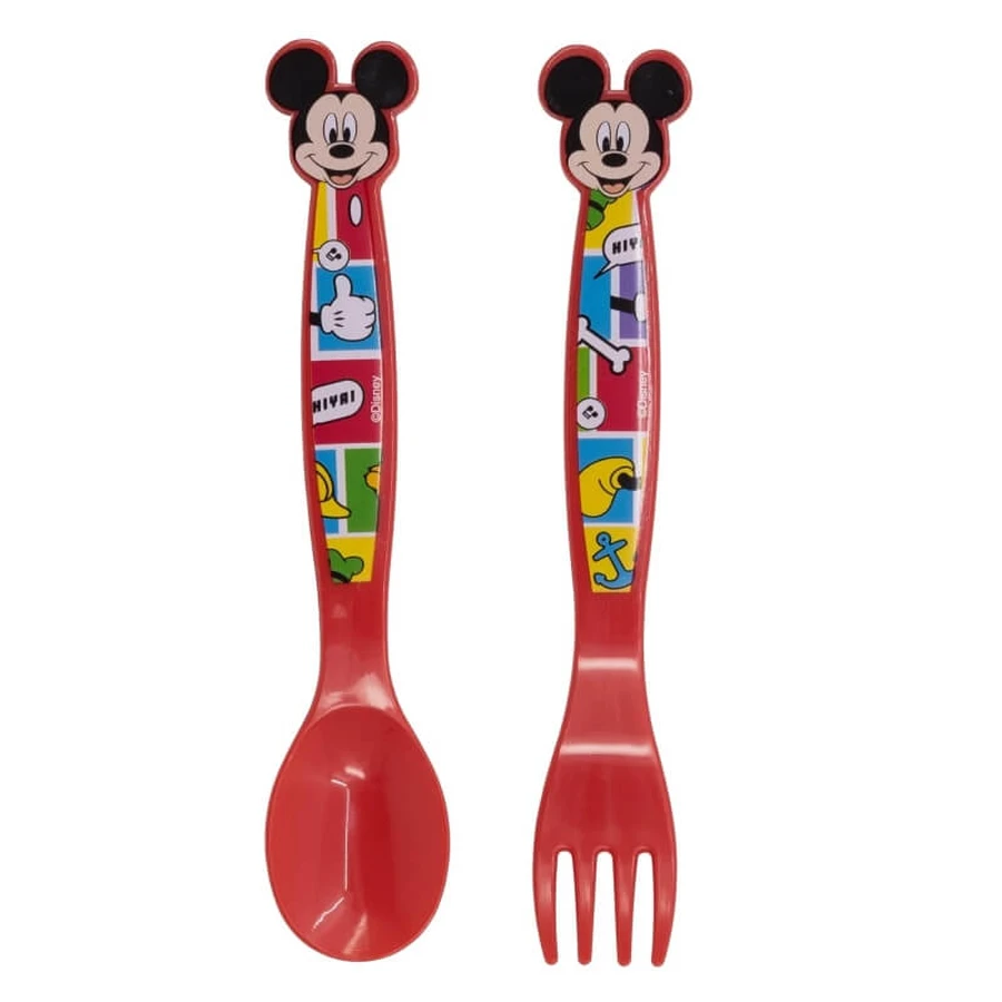 Disney Baby Mickey Set - 2 plastic utensils