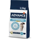 Advance Gastroenteric Turkey - Complete Dietary Food for Adult Cats with Digestive Issues 1.5 kg