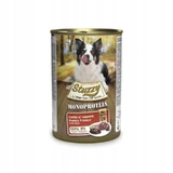 Schesir Stuzzy Single-Protein Frisches Rindfleisch – Alleinfuttermittel für ausgewachsene Hunde, 400 g