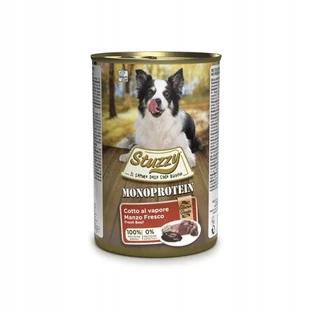 Schesir Stuzzy « Single-Protein » au bœuf frais - Aliment complet pour chiens adultes, 400 g