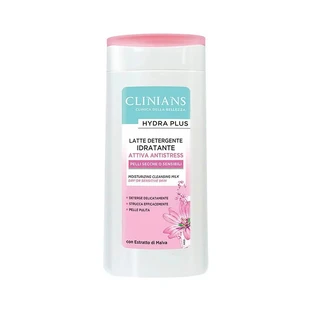 Clinians Hydra Plus - Leche limpiadora hidratante antiestrés activa, 200 ml
