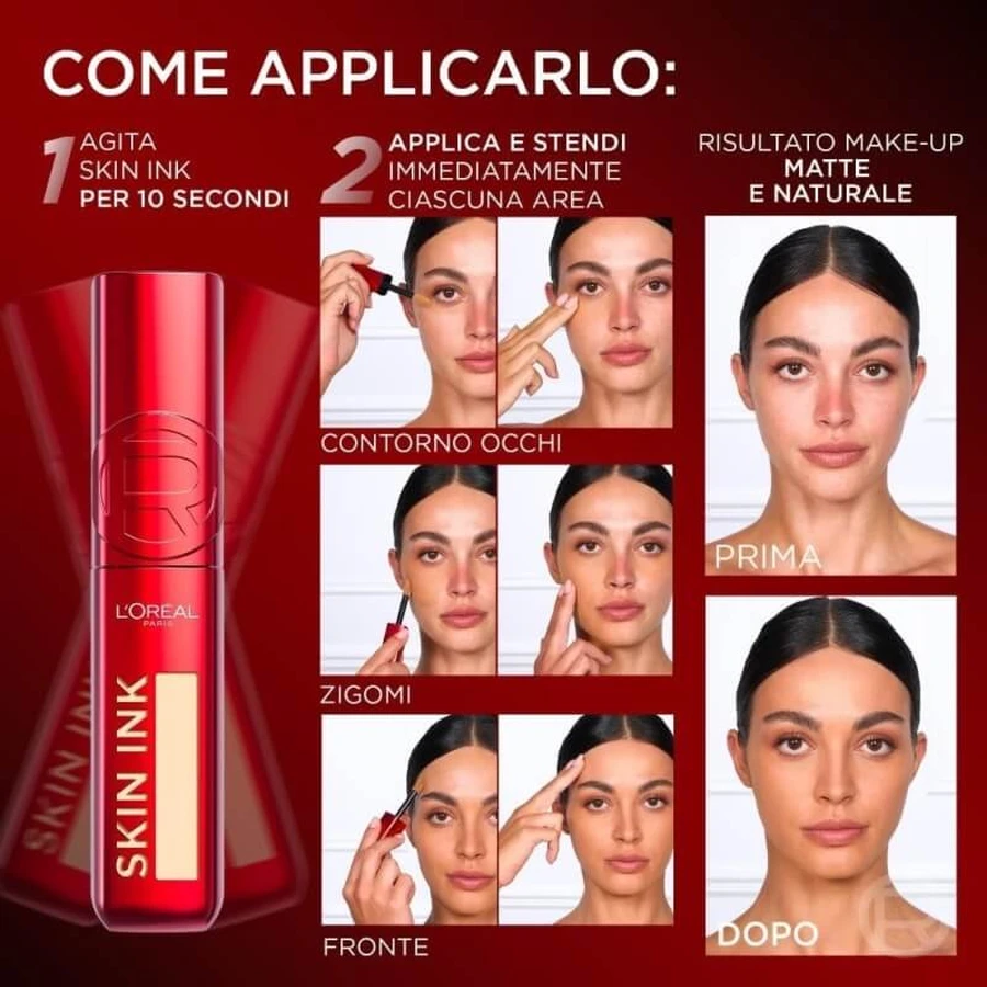 L'Oréal Paris Infaillible Skin Ink - Foundation and Concealer No. 130 Cool