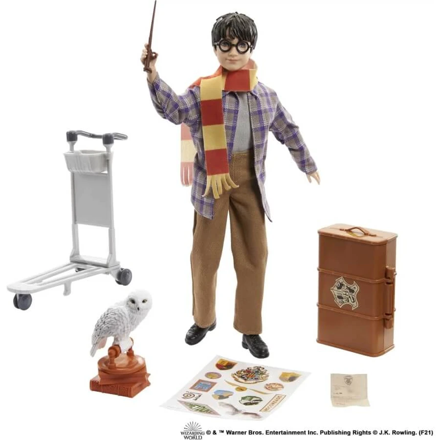 Mattel Harry Potter Perron 9 3/4 - Speelset met Harry en accessoires