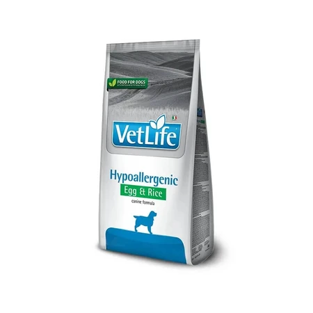 Farmina Vet Life Hypoallergenic Ei en Rijst - Compleet dieetvoer voor honden met intoleranties en huidaandoeningen, 12 kg