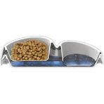 Bama Pet Ciotolotto - Double Bowl with Fresh Water Reservoir and Non-Slip Base for Medium-Sized Dogs and Cats