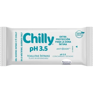 Chilly pH 3,5 - 12 intieme doekjes met extra bescherming