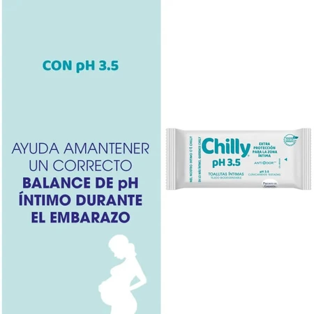 Chilly pH 3,5 - 12 intieme doekjes met extra bescherming