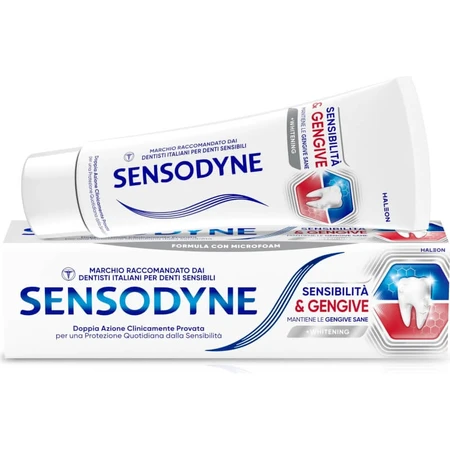 Sensodyne Sensibilité et gencives - Dentifrice à la menthe, 75 ml