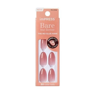Kiss Bare but Better - 30 pink artificial nails
