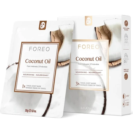 Foreo Kokosolie - 3 voedende sheetmaskers