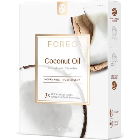 Foreo Kokosolie - 3 voedende sheetmaskers
