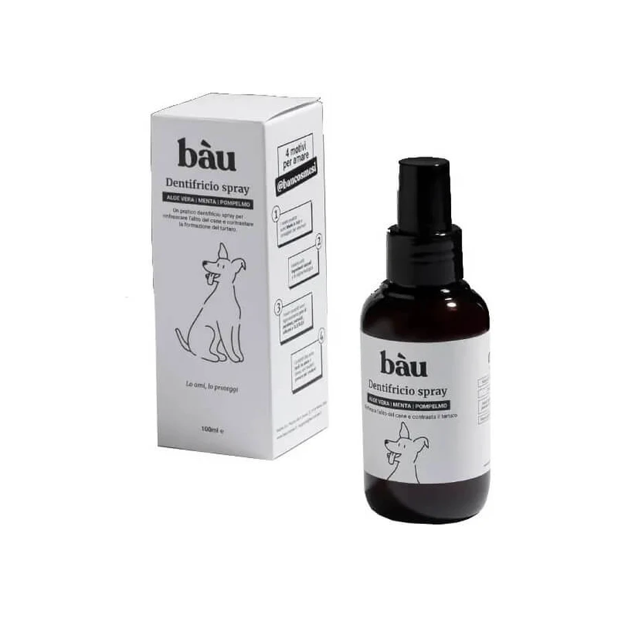 Bau Cosmetics Zahnpasta-Spray für Hunde, 100 ml