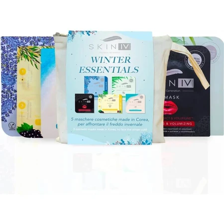 Skin iv Winter Essentials-cadeauset – 5 Koreaanse gezichtsmaskers