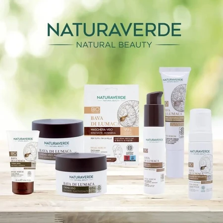 Naturaverde gezichtsmasker met slakkenslijm voor hydratatie