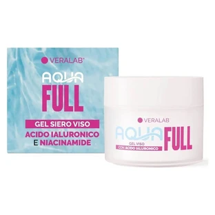 Veralab Aqua Full – Anti-Aging-, aufpolsterndes und feuchtigkeitsspendendes Gesichtsserum-Gel mit Hyaluronsäure und Niacinamid, 50 ml