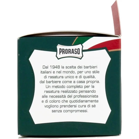 Proraso Refreshing – Rasiercreme mit Eukalyptusöl und Menthol, 100 ml
