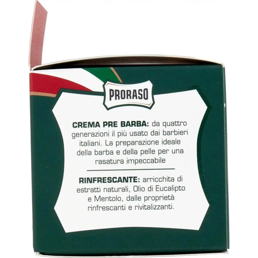 Proraso Refreshing – Rasiercreme mit Eukalyptusöl und Menthol, 100 ml