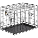 Ferplast Dog-inn 60 – Zusammenklappbare Metallbox für kleine Hunde mit verstellbarer Trennwand, 64,1 x 44,7 x H 49,2 cm