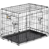 Ferplast Dog-inn 60 – Zusammenklappbare Metallbox für kleine Hunde mit verstellbarer Trennwand, 64,1 x 44,7 x H 49,2 cm