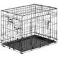 Ferplast Dog-inn 60 – Zusammenklappbare Metallbox für kleine Hunde mit verstellbarer Trennwand, 64,1 x 44,7 x H 49,2 cm
