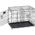 Ferplast Dog-inn 60 – Zusammenklappbare Metallbox für kleine Hunde mit verstellbarer Trennwand, 64,1 x 44,7 x H 49,2 cm