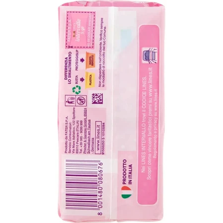 Lines Intervallo &amp; Go - 40 hypoallergenic, folded panty liners