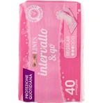 Lines Intervallo &amp; Go - 40 hypoallergenic, folded panty liners