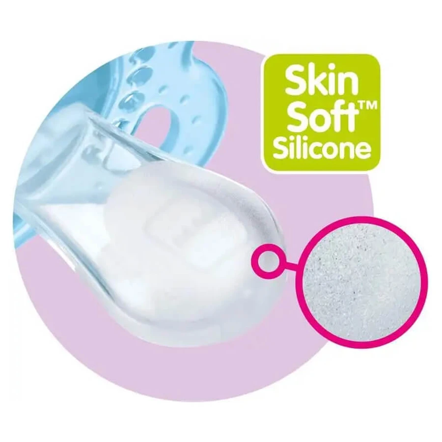 Mam Original: 2 chupetes con tetinas de silicona para bebés a partir de los 6 meses, en diversos diseños para niñas