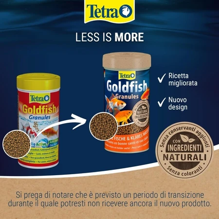 Tetra Goldfish Granules - Complete Food for Goldfish, 1 liter