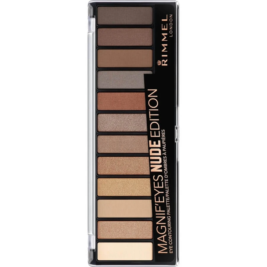 Rimmel Magnif’Eyes - Paleta de sombras de ojos n.º 001 Nude Edition