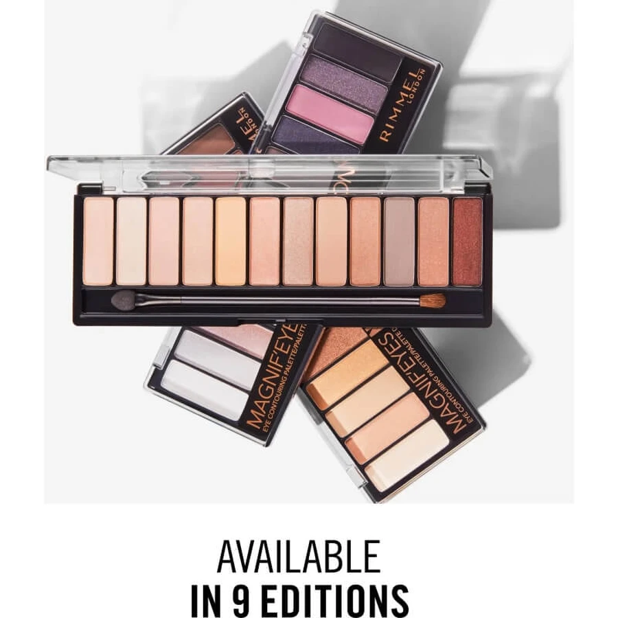 Rimmel Magnif’Eyes - Paleta de sombras de ojos n.º 001 Nude Edition