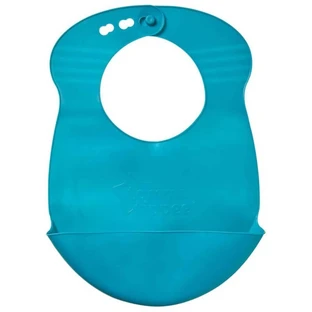Tommee Tippee Roll 'n' Go - Silicone Bib with Crumb Catcher Pocket, 6 months and up - Assorted Colors