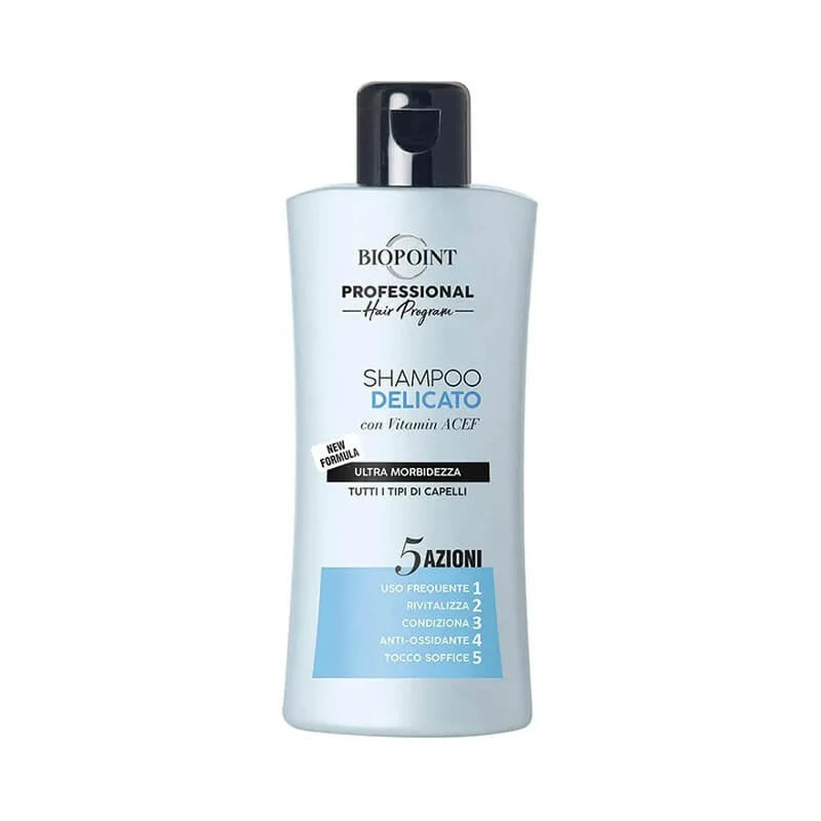 Biopoint Gentle Shampoo with Vitamins for All Hair Types, 100 ml