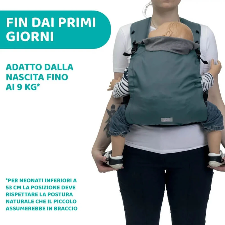 Chicco Skin Fit - Draagzak - Groen hout