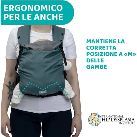 Chicco Skin Fit - Draagzak - Groen hout