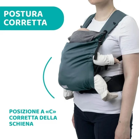 Chicco Skin Fit - Draagzak - Groen hout