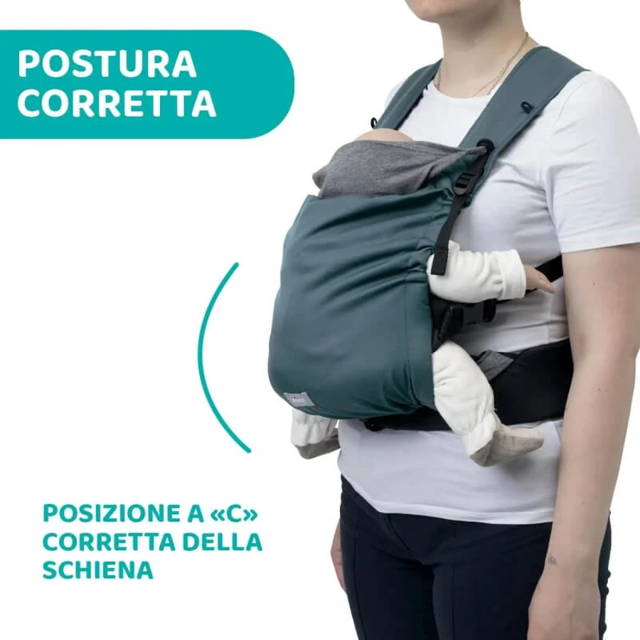 Chicco Skin Fit - Draagzak - Groen hout