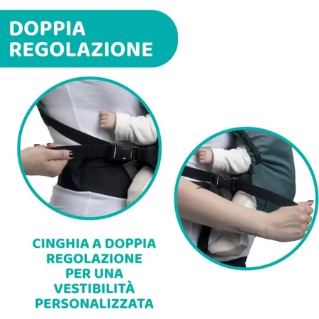 Chicco Skin Fit - Draagzak - Groen hout