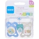 Mam Original - 2 chupetes de silicona para niños, de 2 a 6 meses