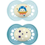 Mam Original 16m+ - 2 chupetes de silicona - azul