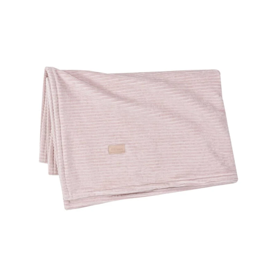 Picci Natural - Fluwelen wieghoes in mauve-roze