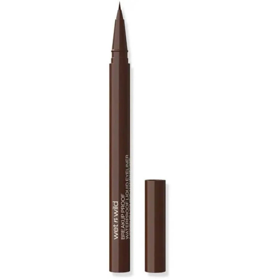 Delineador líquido resistente al agua «Breakup Proof» de Wet n Wild - Marrón