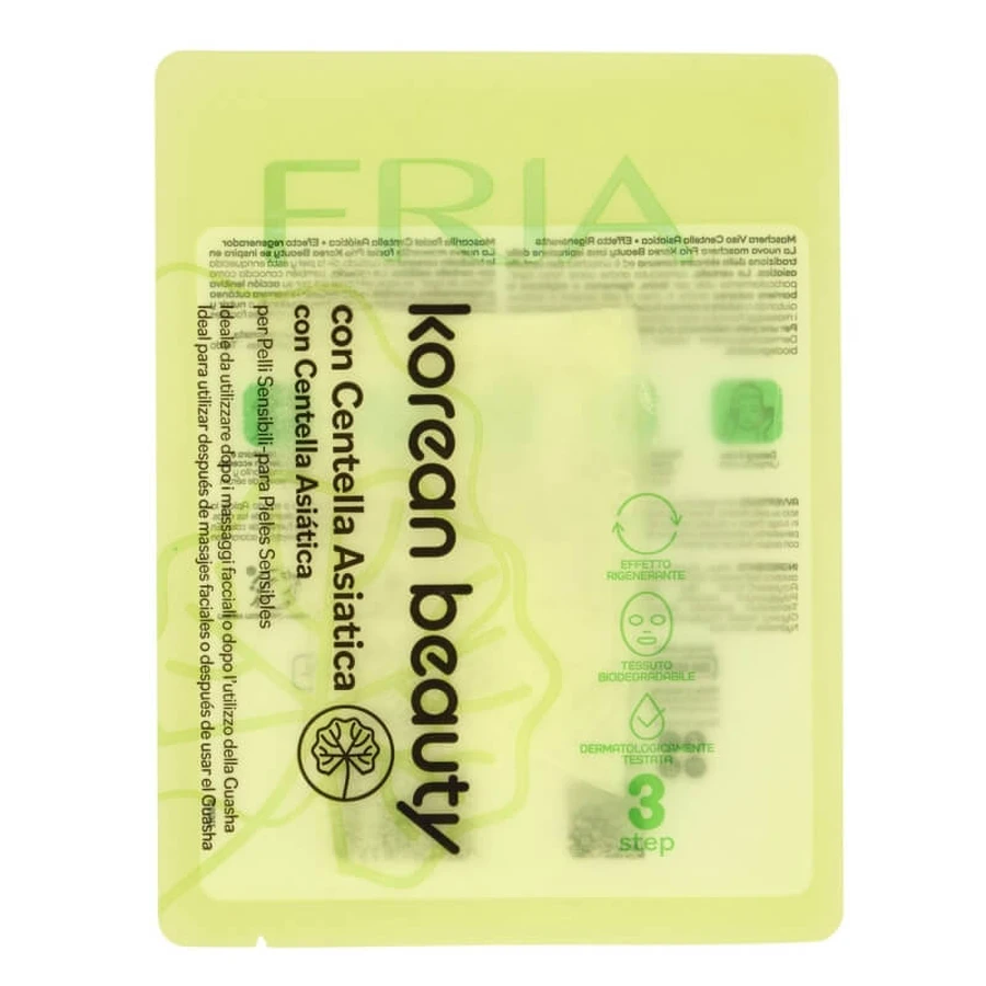 Fria Korea Beauty - Regenerating and Soothing Centella Asiatica Face Mask for Sensitive Skin, 25 ml