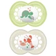 Mam Original Pacifier - 2 natural-colored rubber pacifiers for ages 6 months and up