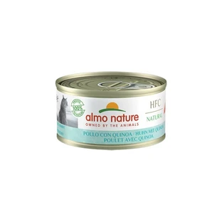 Almo Nature HFC Poulet naturel au quinoa - Aliment complémentaire pour chats adultes, 70 g